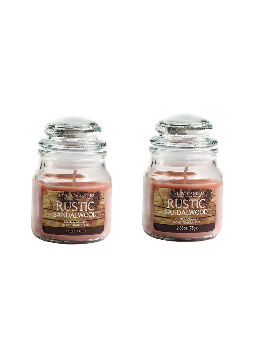 set of 2 rustic sandalwood (75g)
