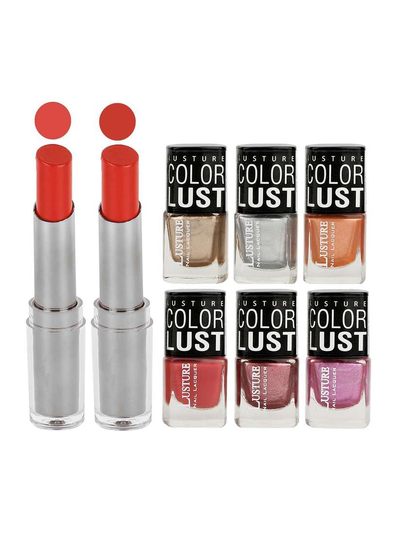 ramble set of 2 lipstick & 6 nail polish