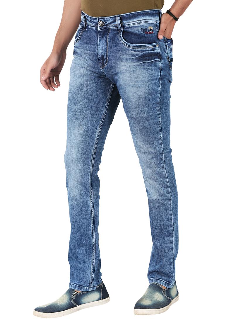 mens slim fit plain jeans - 14961357 - Standard Image - 1