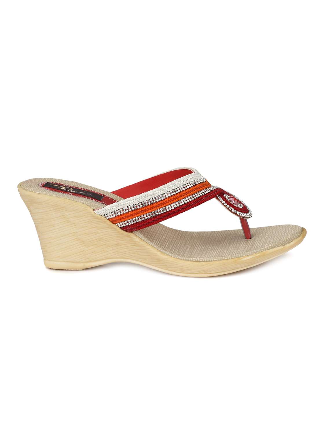red  toe separator  wedge - 14963431 -  Standard Image - 1