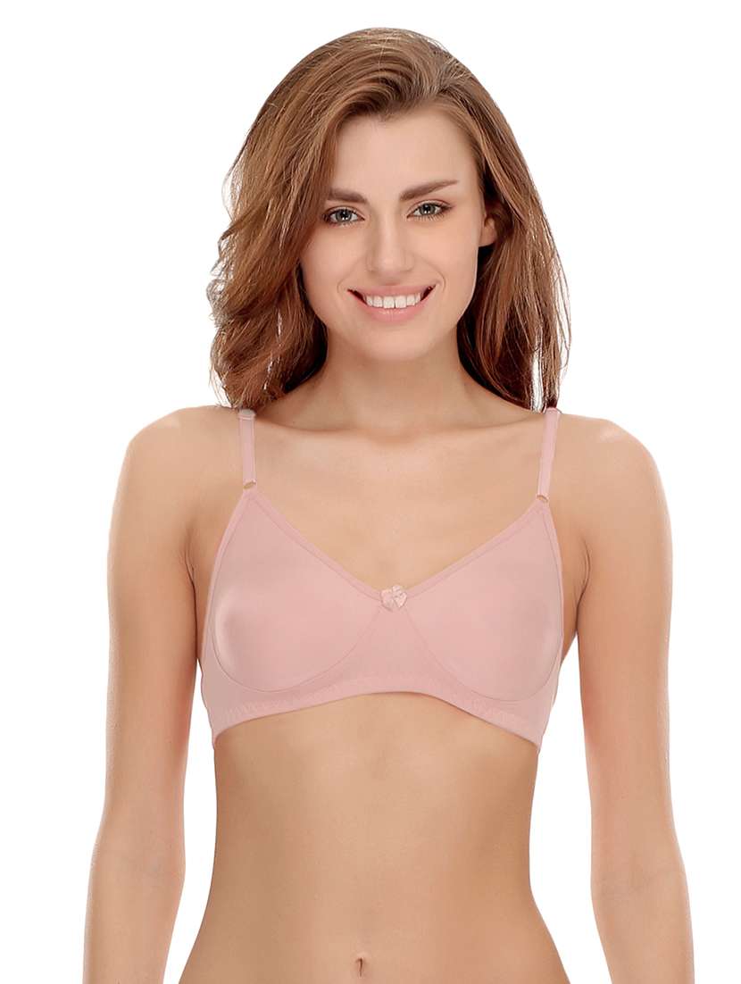 set of 3 multi colored cotton bra - 14964804 -  Standard Image - 4