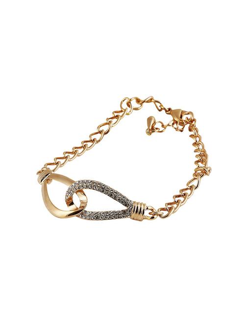 gold metal bracelet - 14968464 -  Standard Image - 0