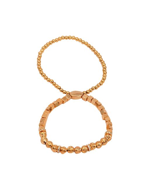 gold metal bracelet - 14968468 - Standard Image - 0