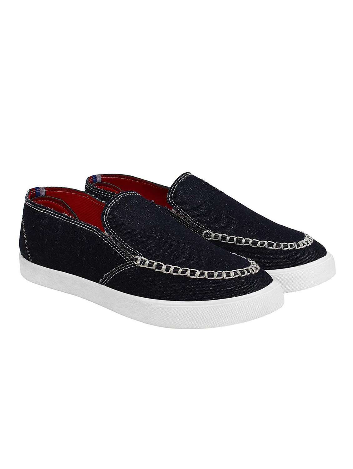 blue canvas casual slipon - 14970003 -  Standard Image - 1