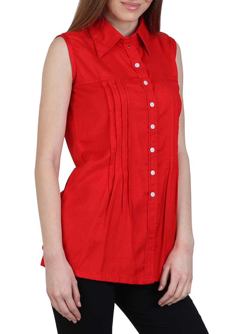 pleated solid shirt  - 14973503 -  Zoom Image - 0