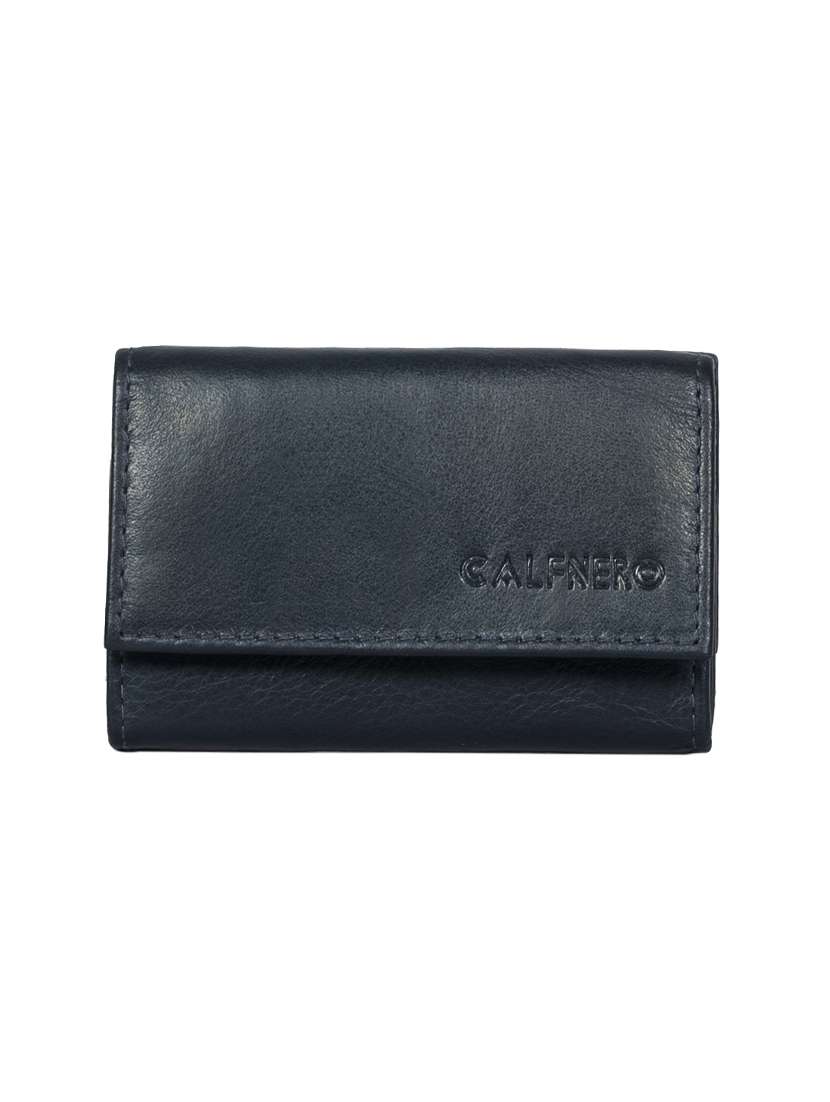 blue leather wallet