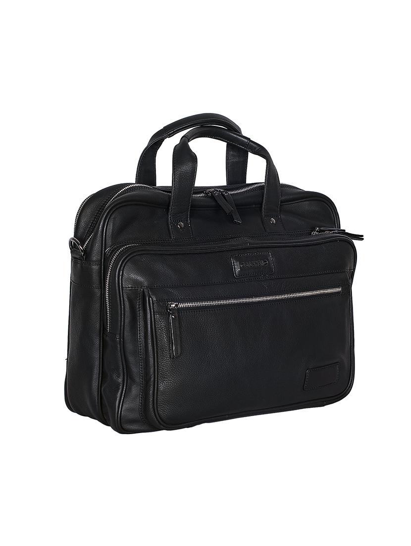 black leather laptopbag - 14973890 -  Standard Image - 1