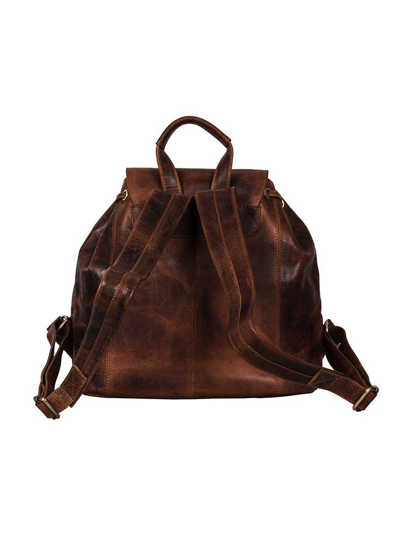 brown leather backpack - 14973891 -  Standard Image - 1