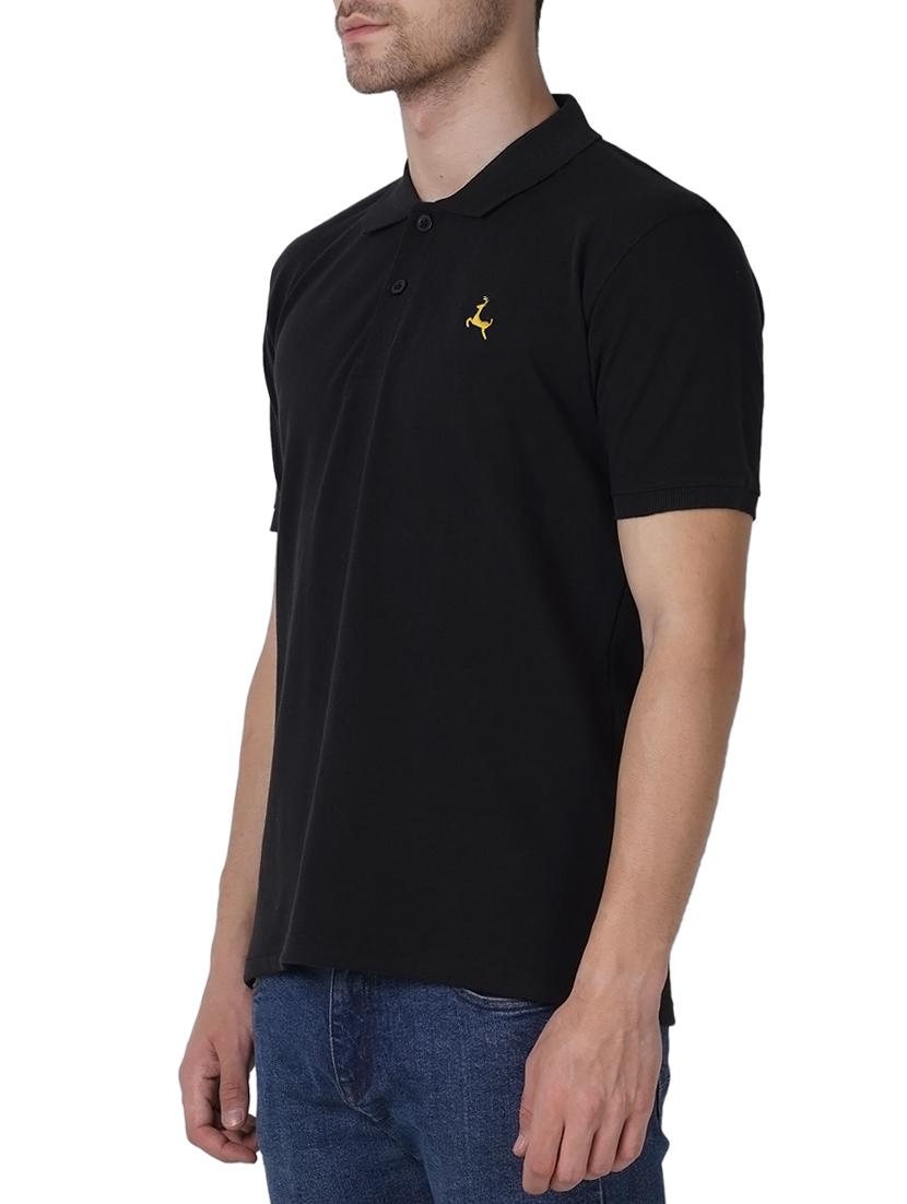 black cotton t-shirt - 14974204 - Standard Image - 1