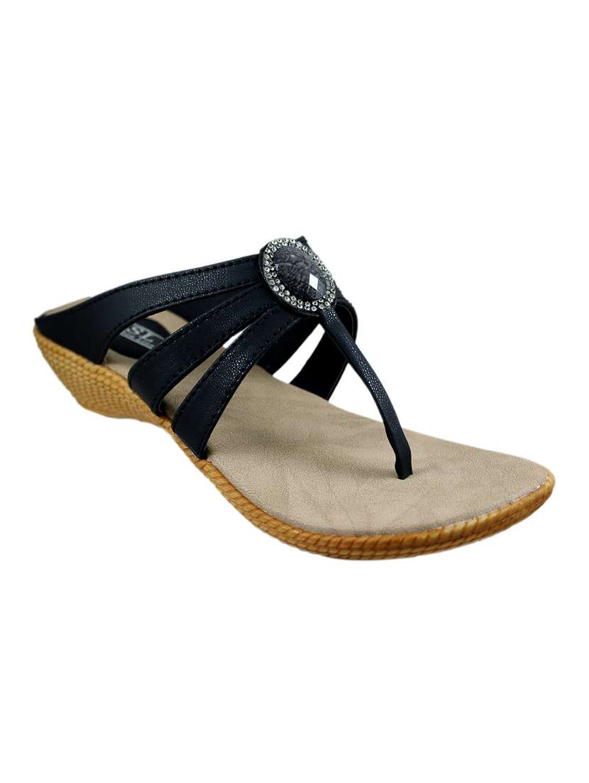 black t-strap sandals 