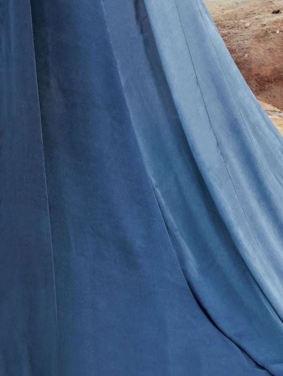 grey satin plain saree - 14986504 -  Standard Image - 1