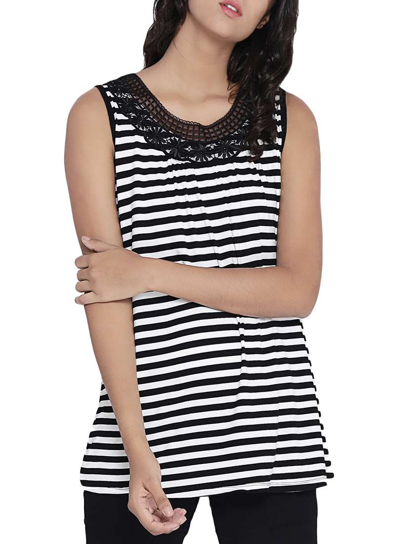 women's straight round neck top