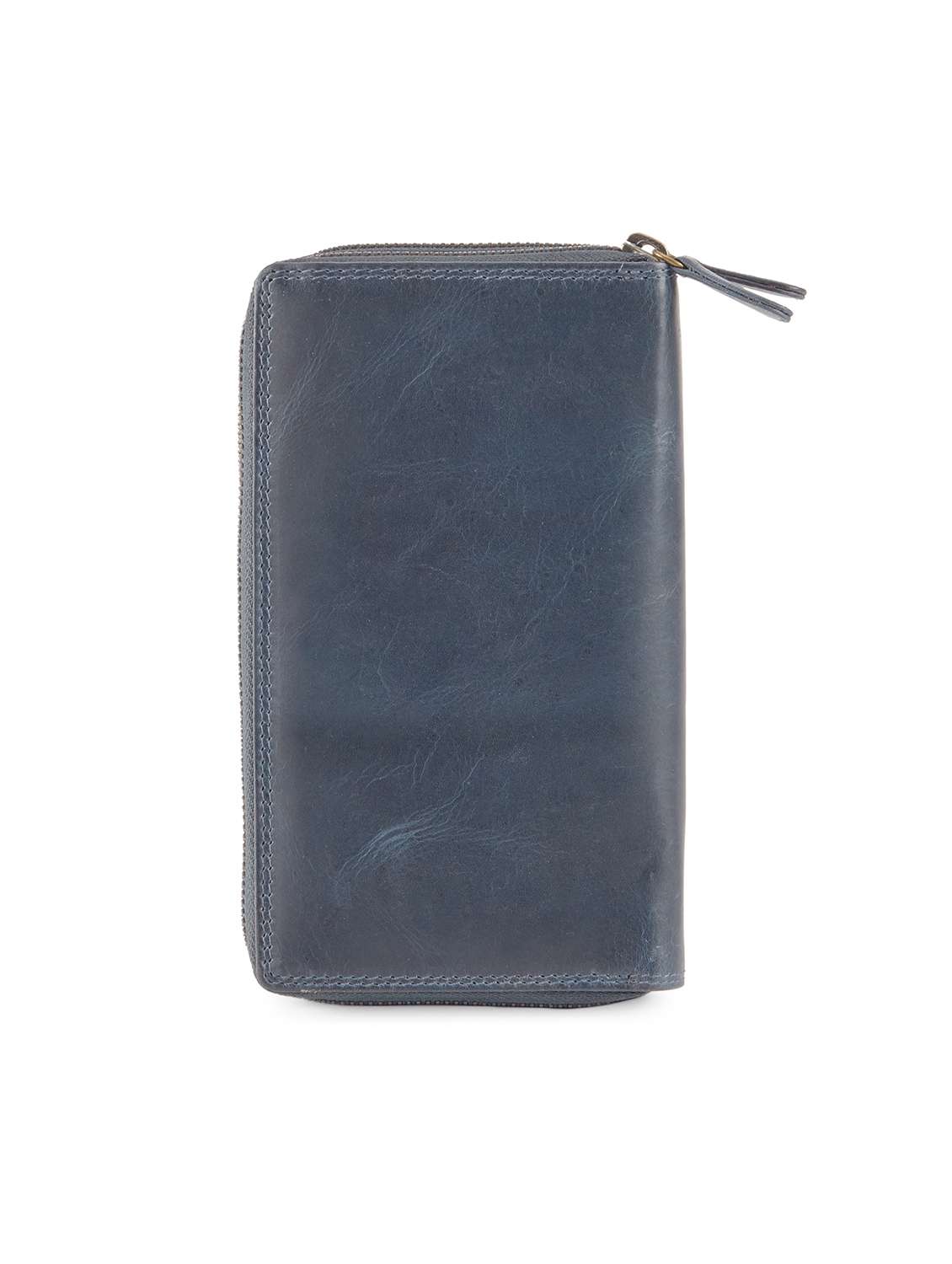 blue leather regular clutch - 14988063 -  Standard Image - 1