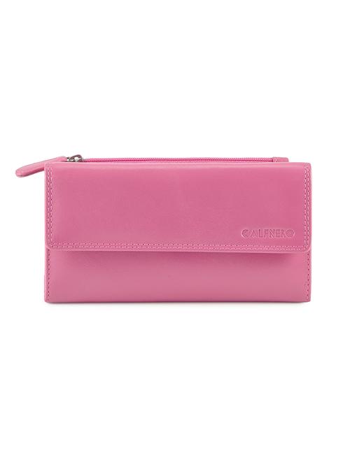 pink leather regular clutch - 14988068 -  Standard Image - 0