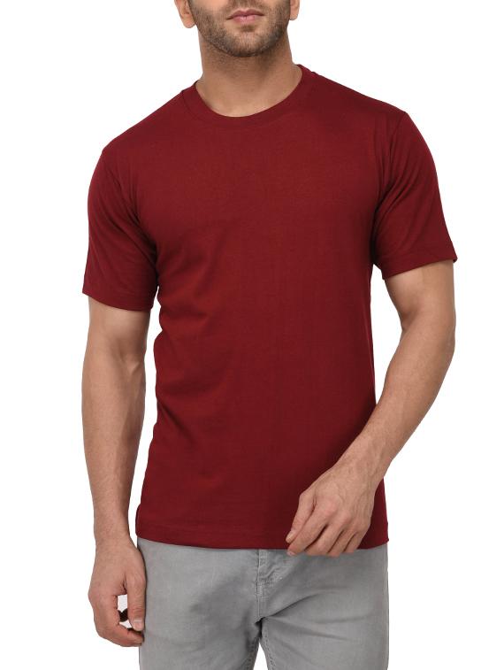 maroon cotton tshirt