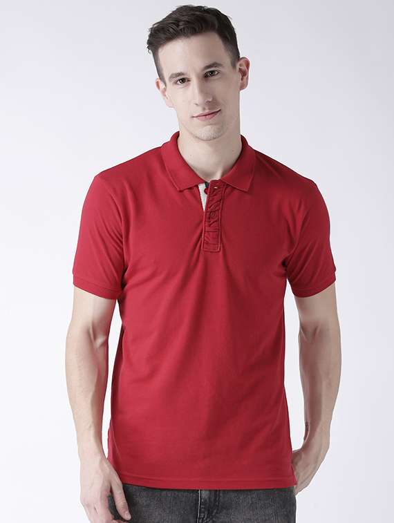 red cotton t-shirt
