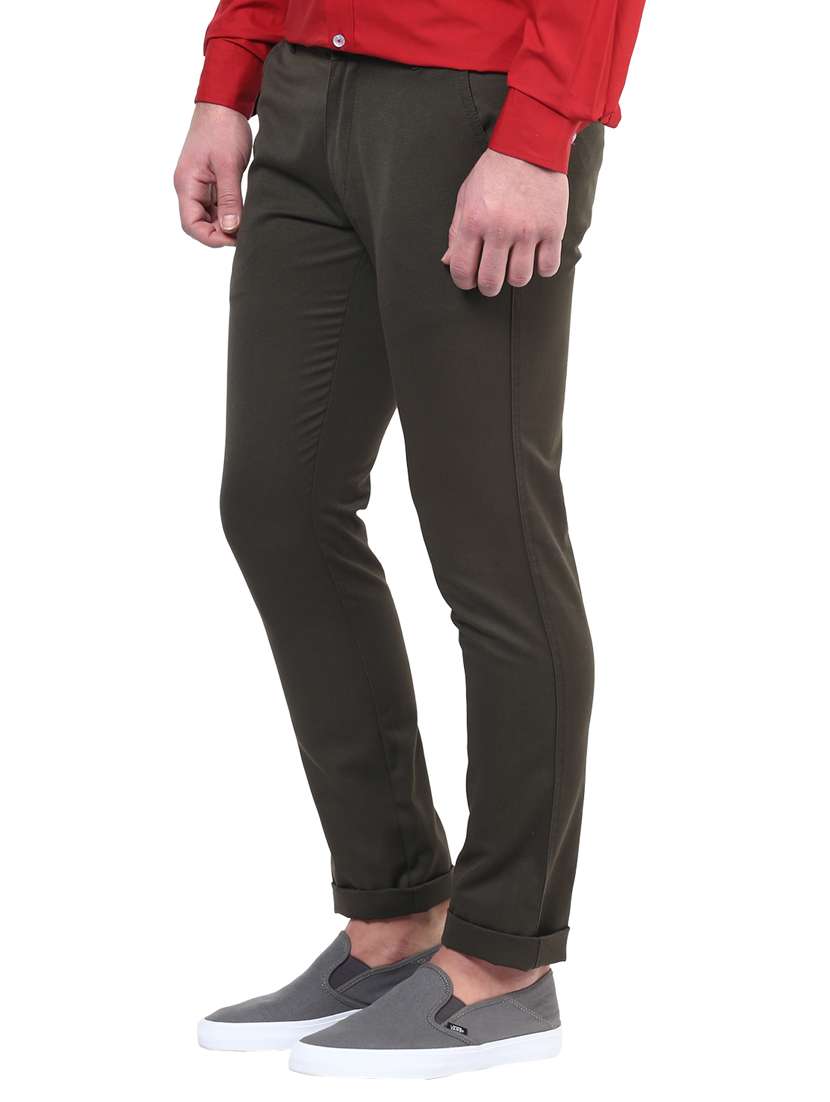 green cotton chinos - 14990193 -  Standard Image - 1