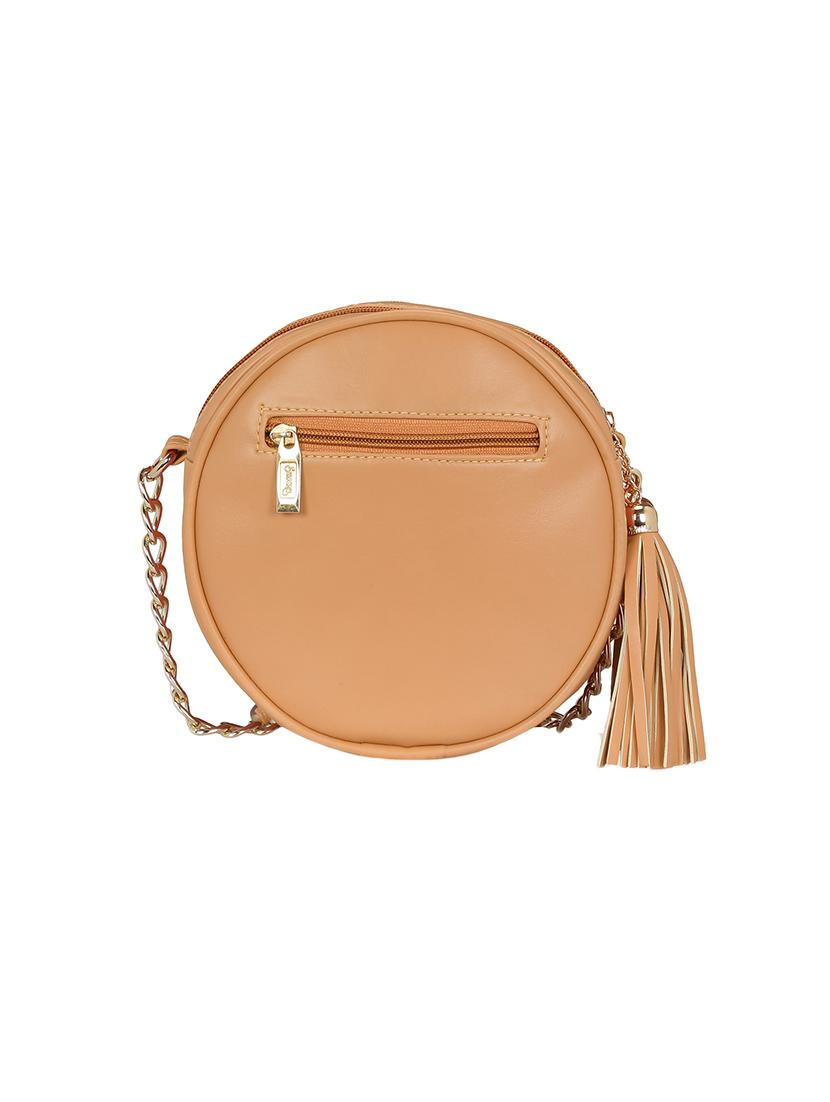 orange leatherette sling bag - 14992708 - Standard Image - 1