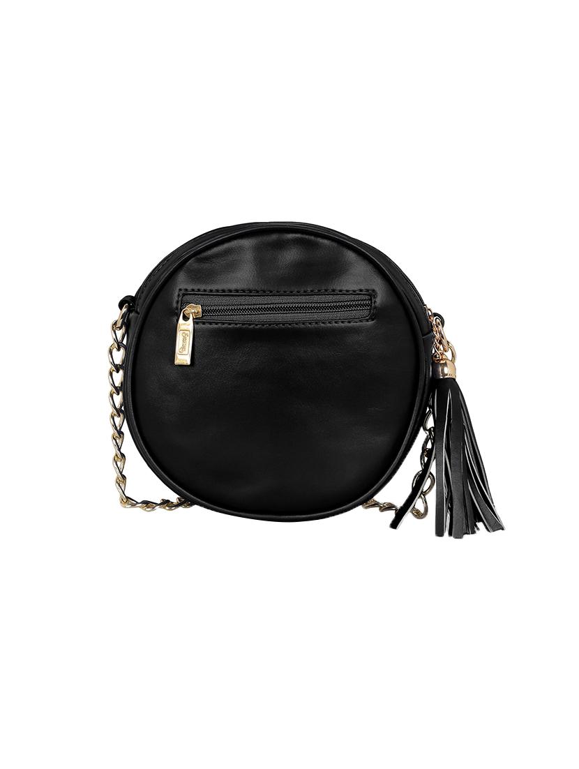 black leatherette sling bag - 14992710 -  Standard Image - 1