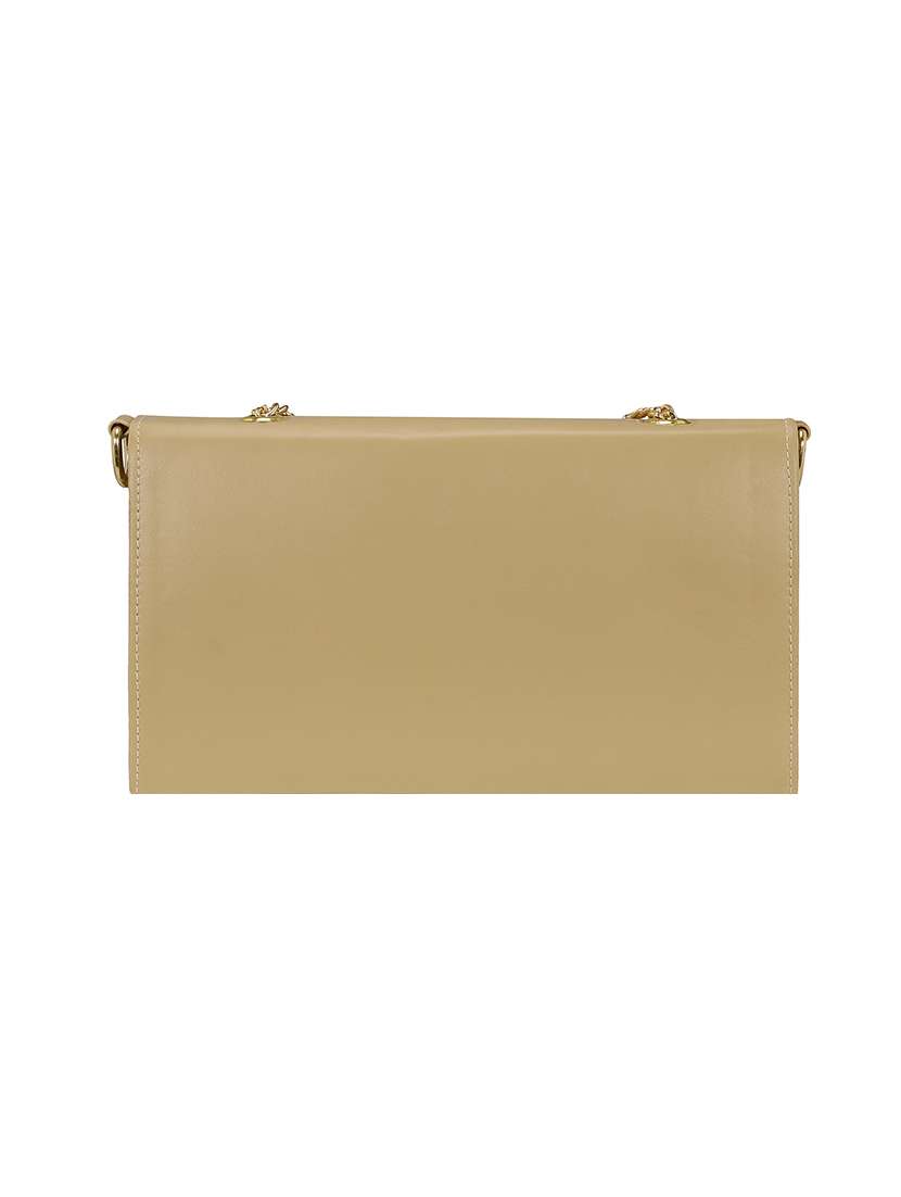 beige leatherette  sling bag - 14992713 -  Standard Image - 1