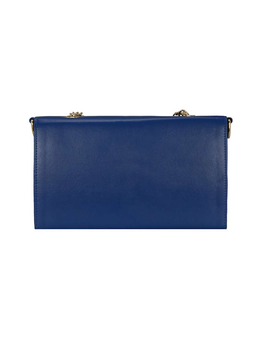 blue leatherette sling bag - 14992717 -  Standard Image - 1