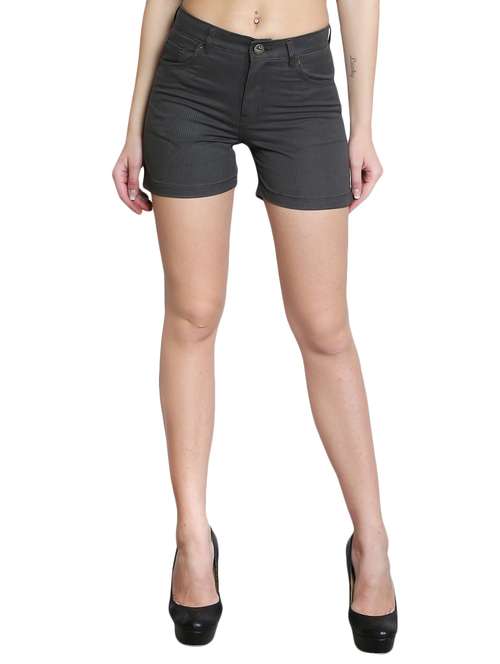 grey cotton shorts - 14993764 -  Standard Image - 0