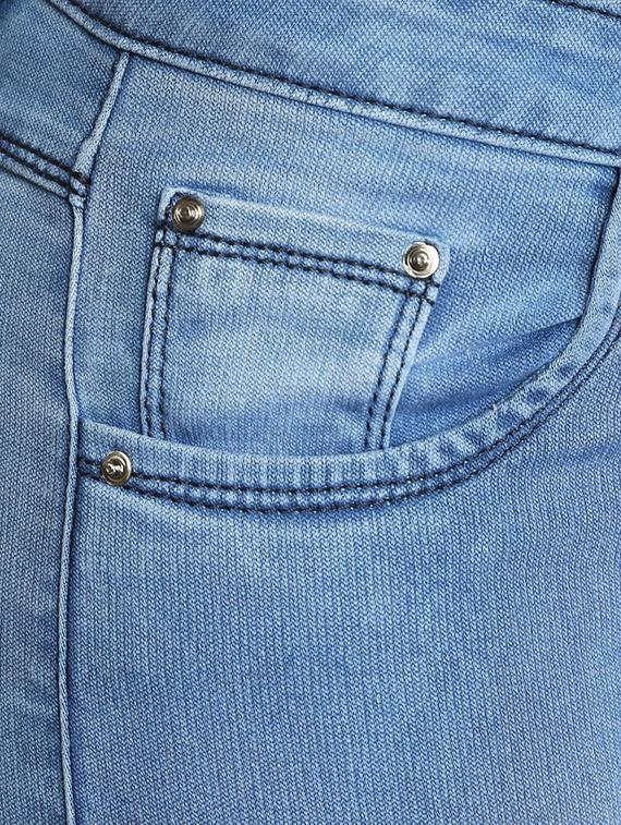 solid blue denim jeans - 14993770 - Standard Image - 4