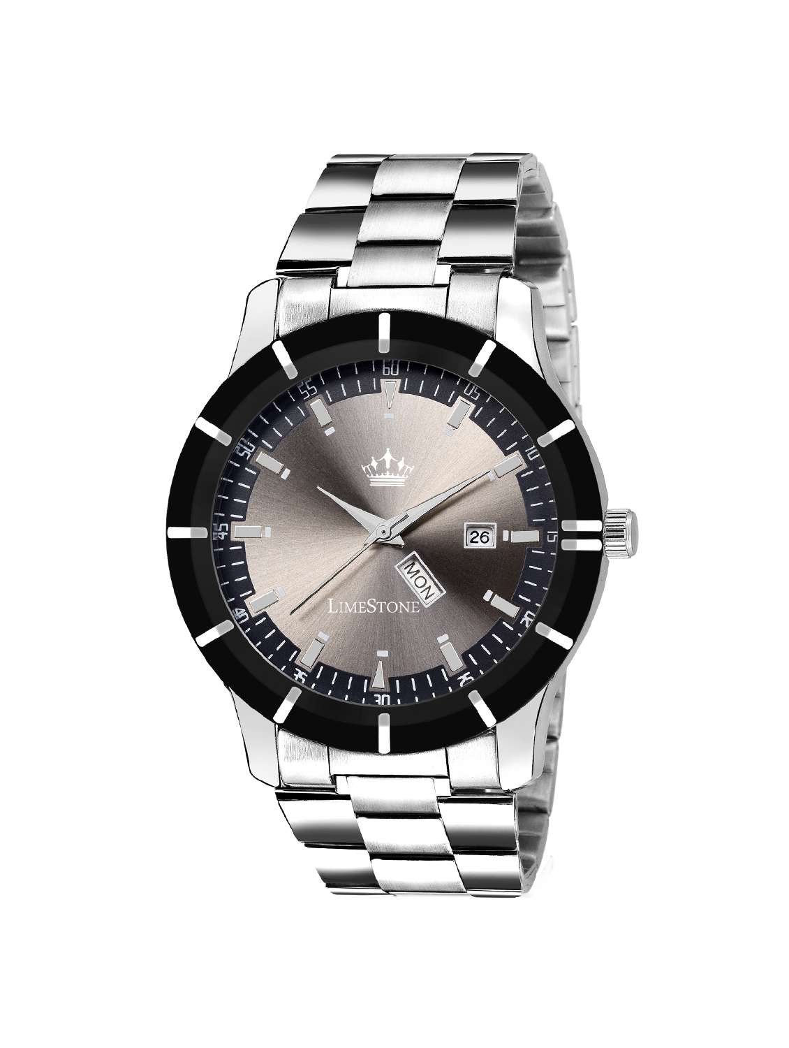 limestone day and date functioning series analog watch for men/boys - (ls2725)