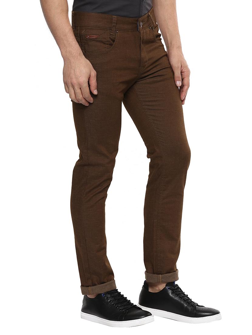 brown cotton chinos - 14997035 -  Standard Image - 1