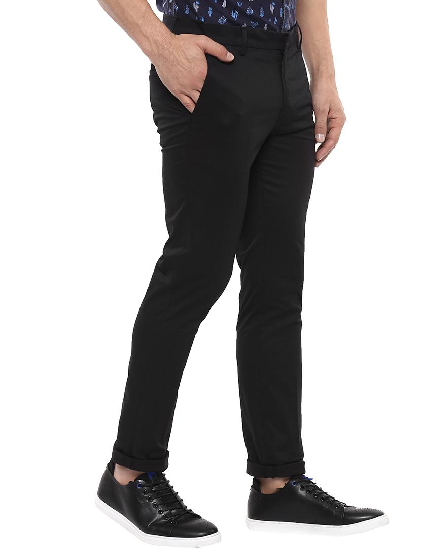 black cotton chinos - 14997036 - Standard Image - 1
