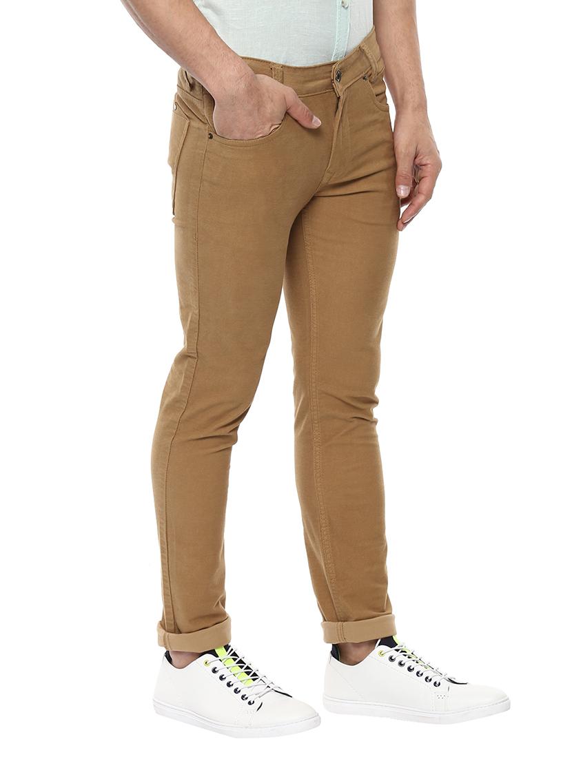 beige cotton chinos - 14997049 - Standard Image - 1