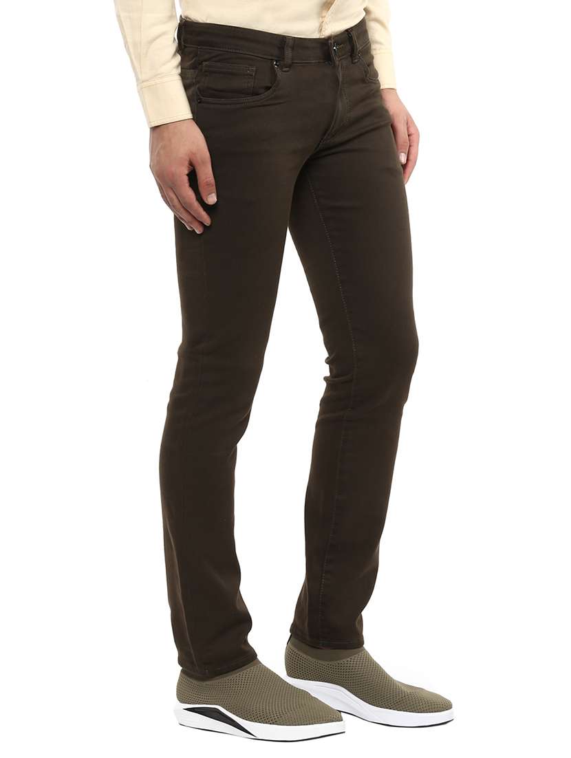 brown cotton chinos - 14997053 -  Standard Image - 1
