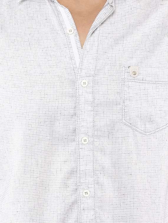 white cotton casual shirt - 14997165 -  Standard Image - 4
