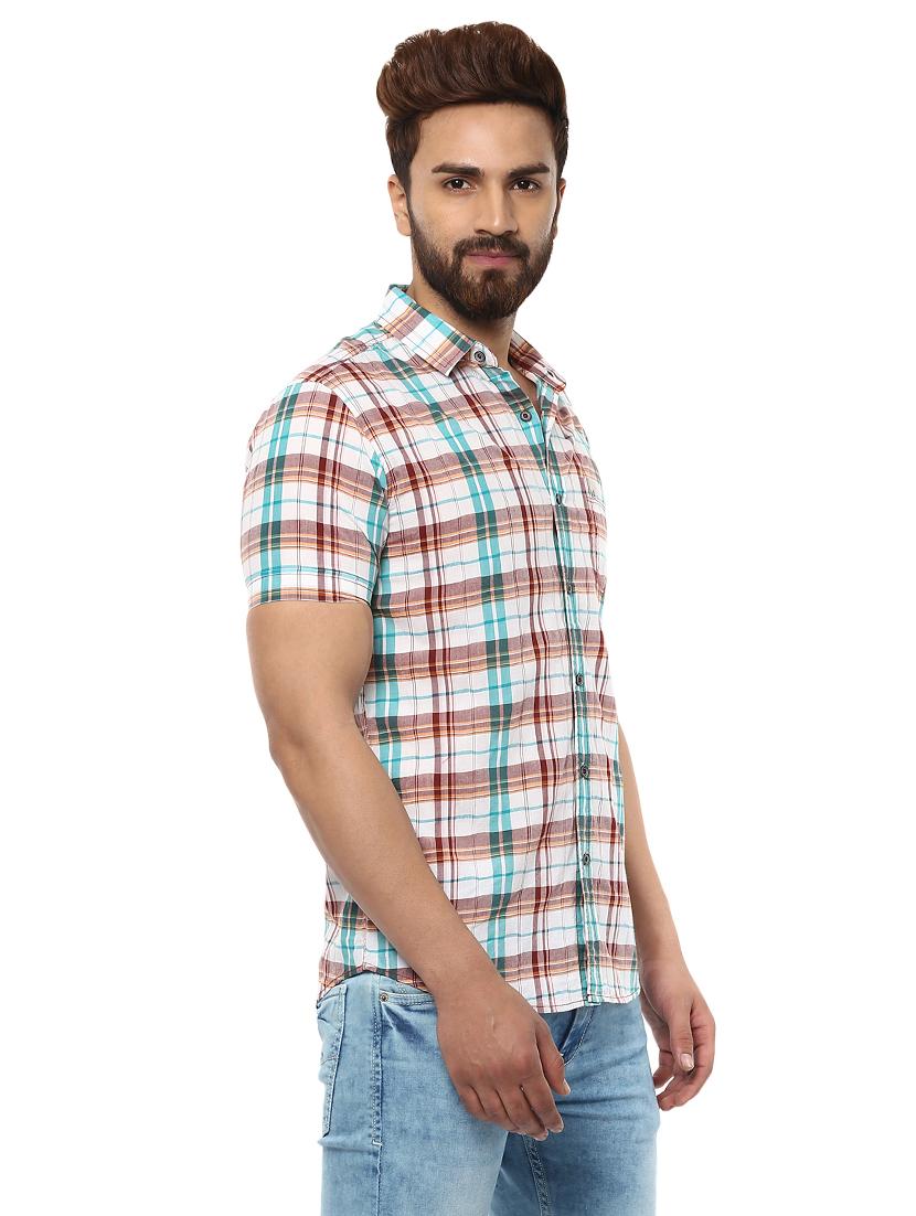 multi colored cotton casual shirt - 14997181 -  Standard Image - 1