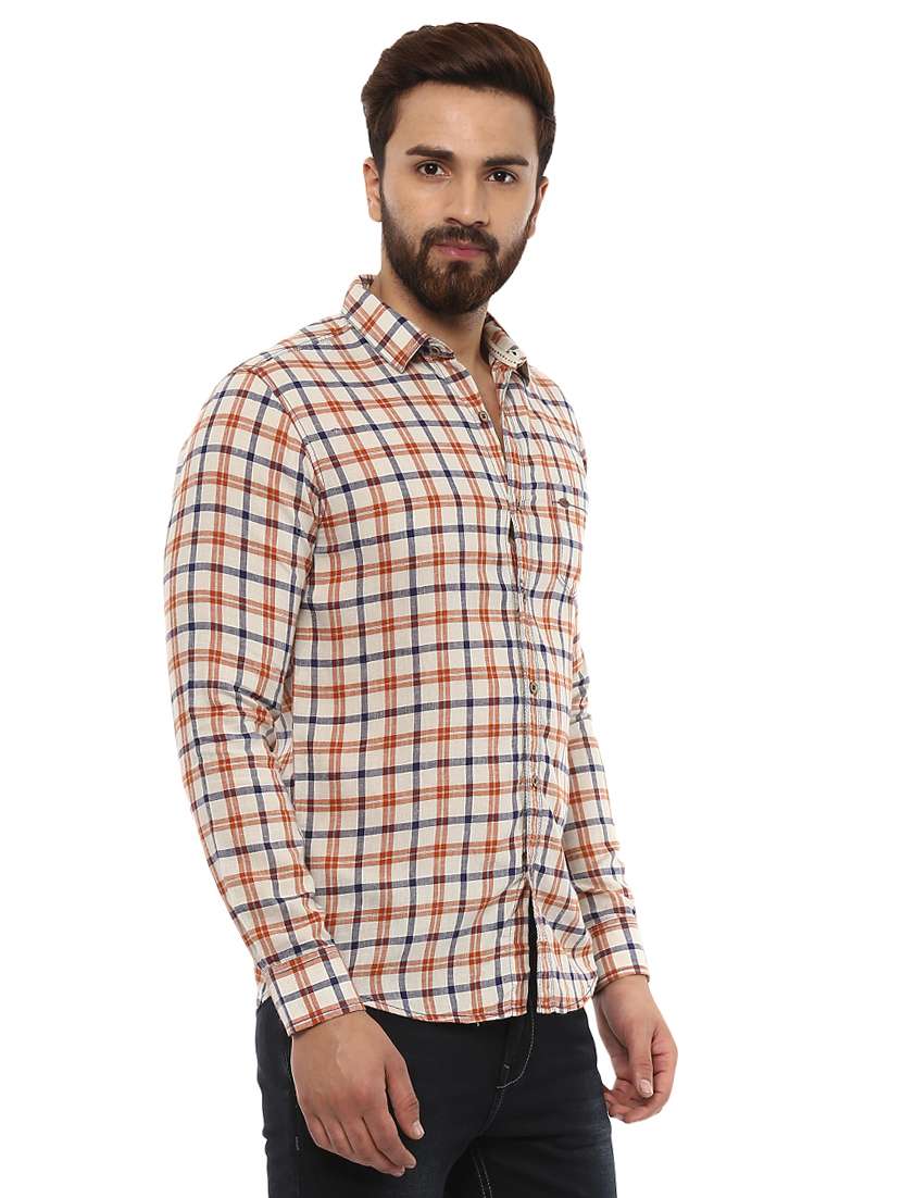 multi colored cotton casual shirt - 14997186 -  Standard Image - 1