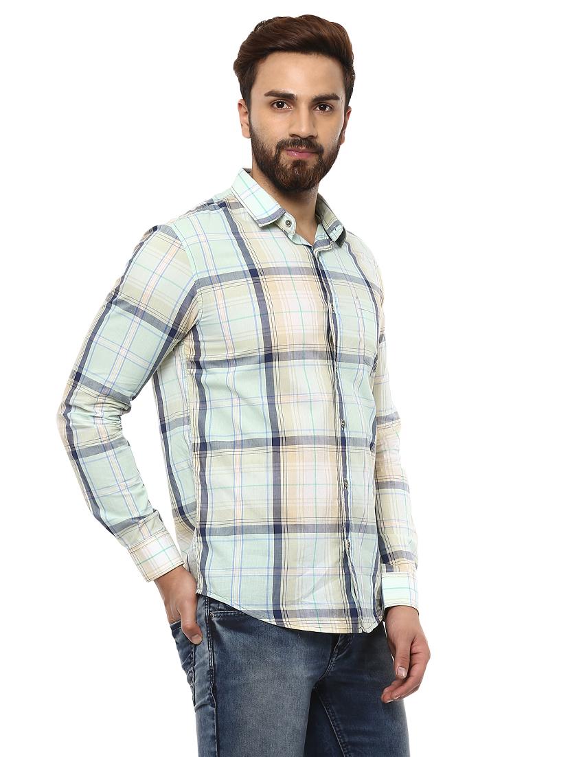 light blue cotton casual shirt - 14997210 - Standard Image - 1