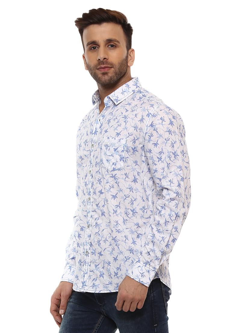 white cotton casual shirt - 14997256 - Standard Image - 1