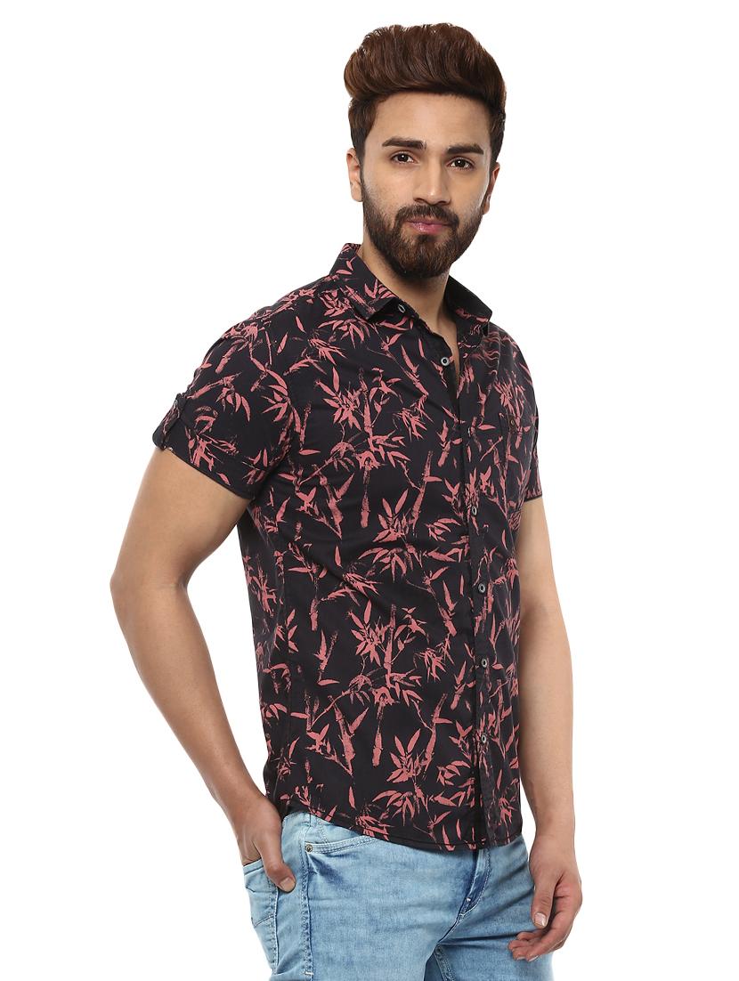 black cotton casual shirt - 14997271 - Standard Image - 1