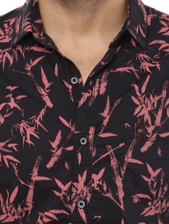 black cotton casual shirt - 14997271 - Standard Image - 4