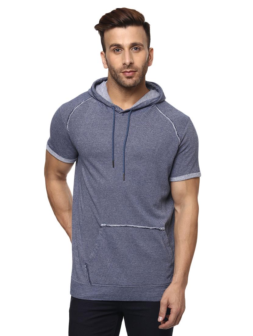 blue cotton pocket t-shirt - 14997290 - Standard Image - 1