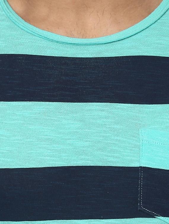 turquoise cotton t-shirt - 14997327 - Standard Image - 4