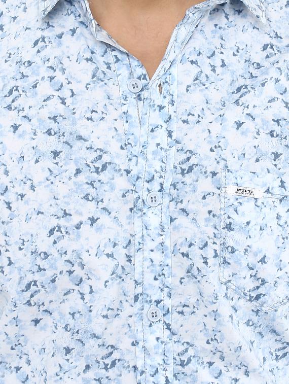 light blue cotton casual shirt - 14997340 - Standard Image - 4