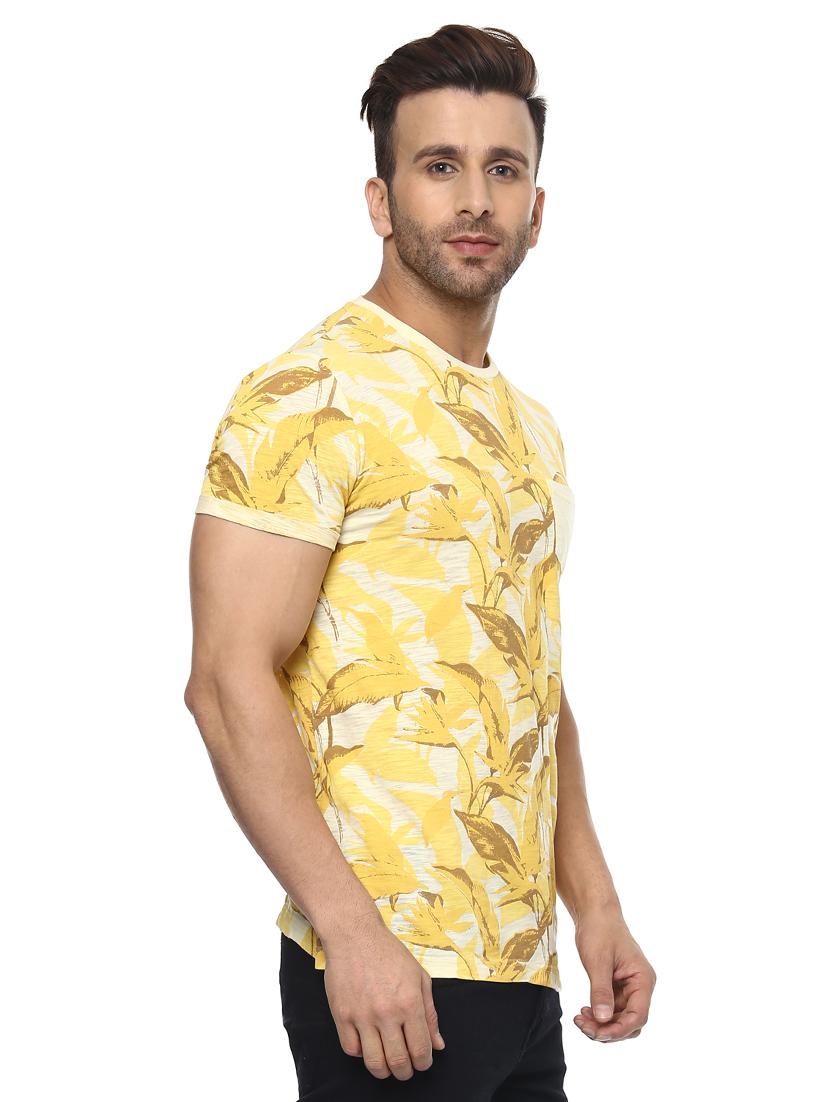 yellow cotton pocket t-shirt - 14997374 - Standard Image - 1