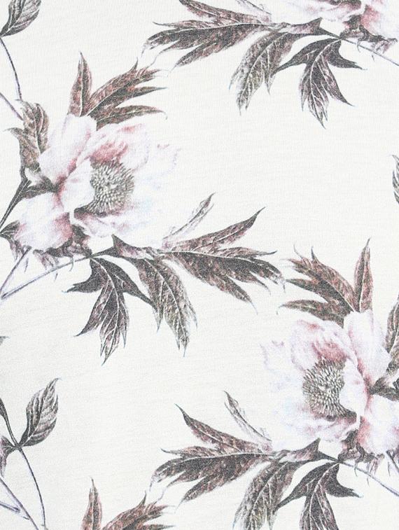 white cotton all over print tshirt - 14997468 - Standard Image - 4