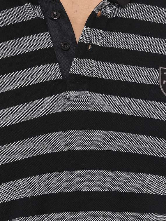 black cotton t-shirt - 14997480 - Standard Image - 4