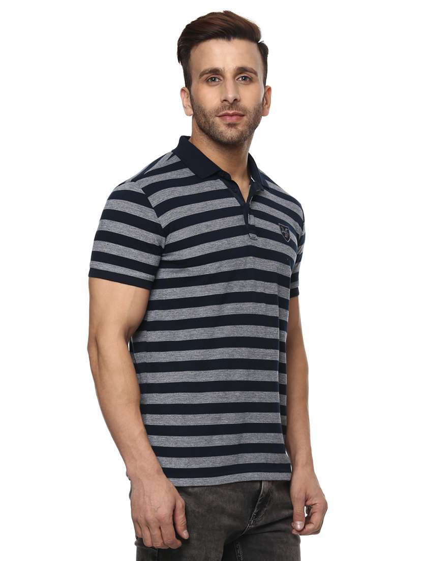 navy blue cotton t-shirt - 14997482 - Standard Image - 1