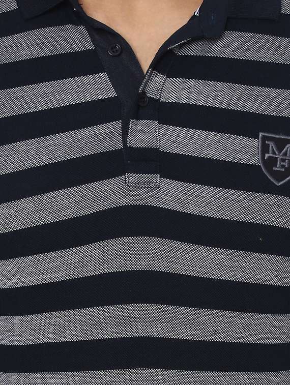 navy blue cotton t-shirt - 14997482 - Standard Image - 4