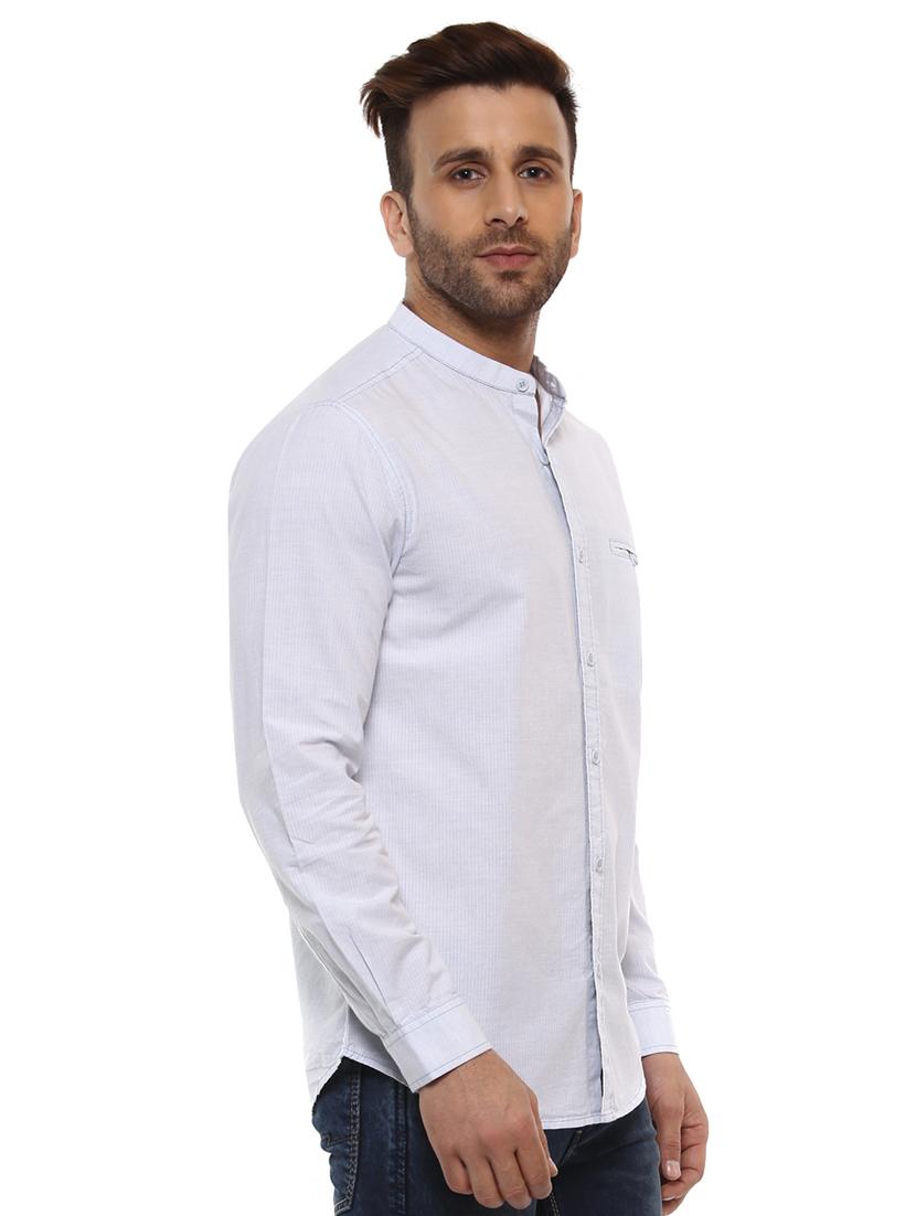 light blue cotton casual shirt - 14997488 - Standard Image - 1