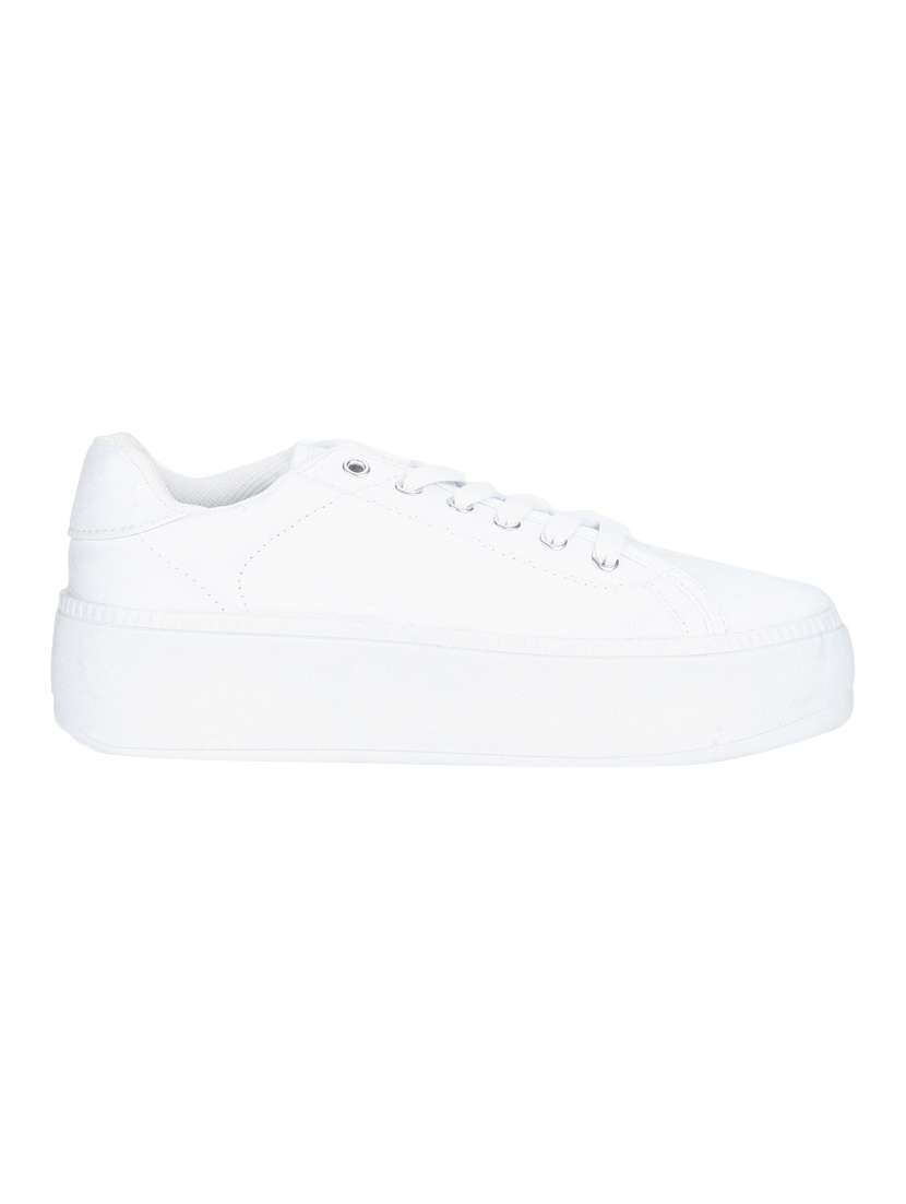 white canvas plimsolls sneakers - 14997604 - Standard Image - 1