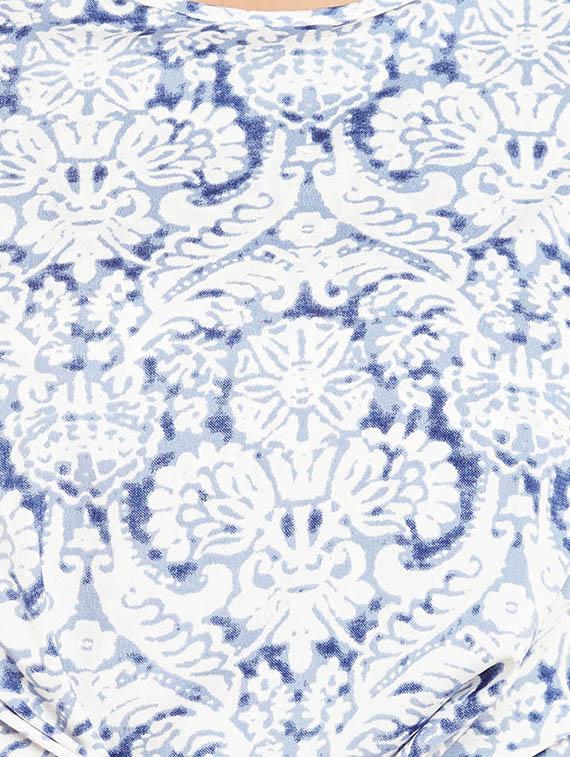 blue printed plus dress - 14997761 - Standard Image - 4